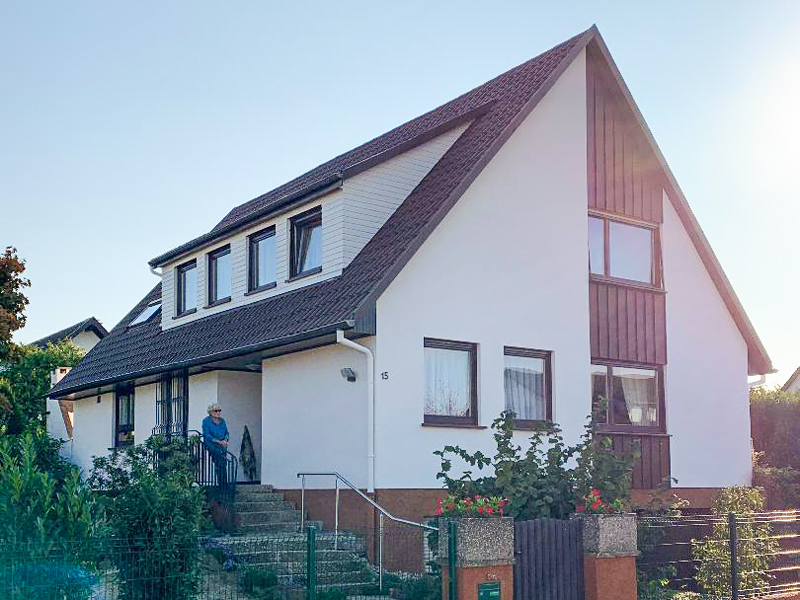 rénovation peinture et isolation extérieur d'une maison en Alsace